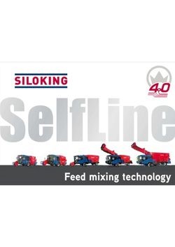 Siloking Selfline Brochure Online
